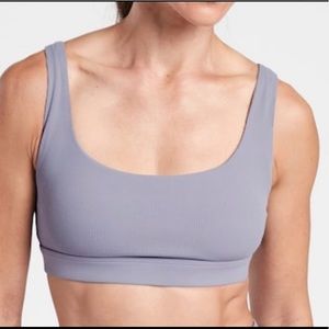 NWOT Athleta Exhale Rib Bra A-C Medium Violet